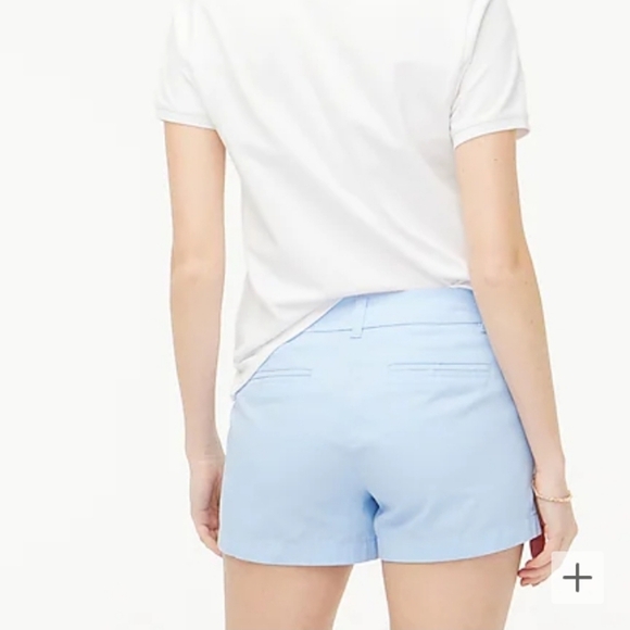 J.Crew Factory Classic Chino 3.5" In Pale Chambray Size 8 - Picture 2 of 11